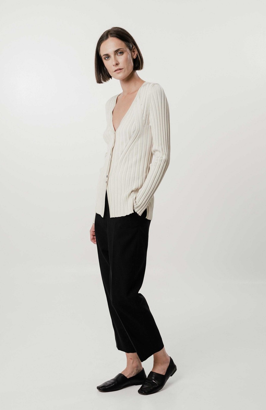 Women HOUSE OF DAGMAR | Ribbed Cardigan Jasmin