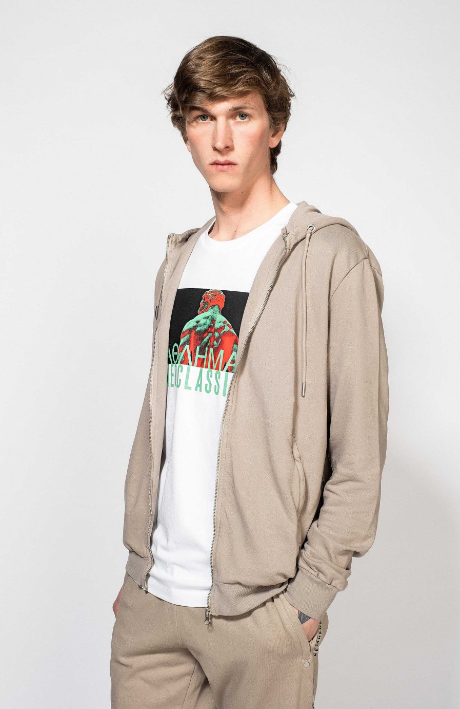 Men DIRK BIKKEMBERGS | Embroidered Hooded Sweatshirt