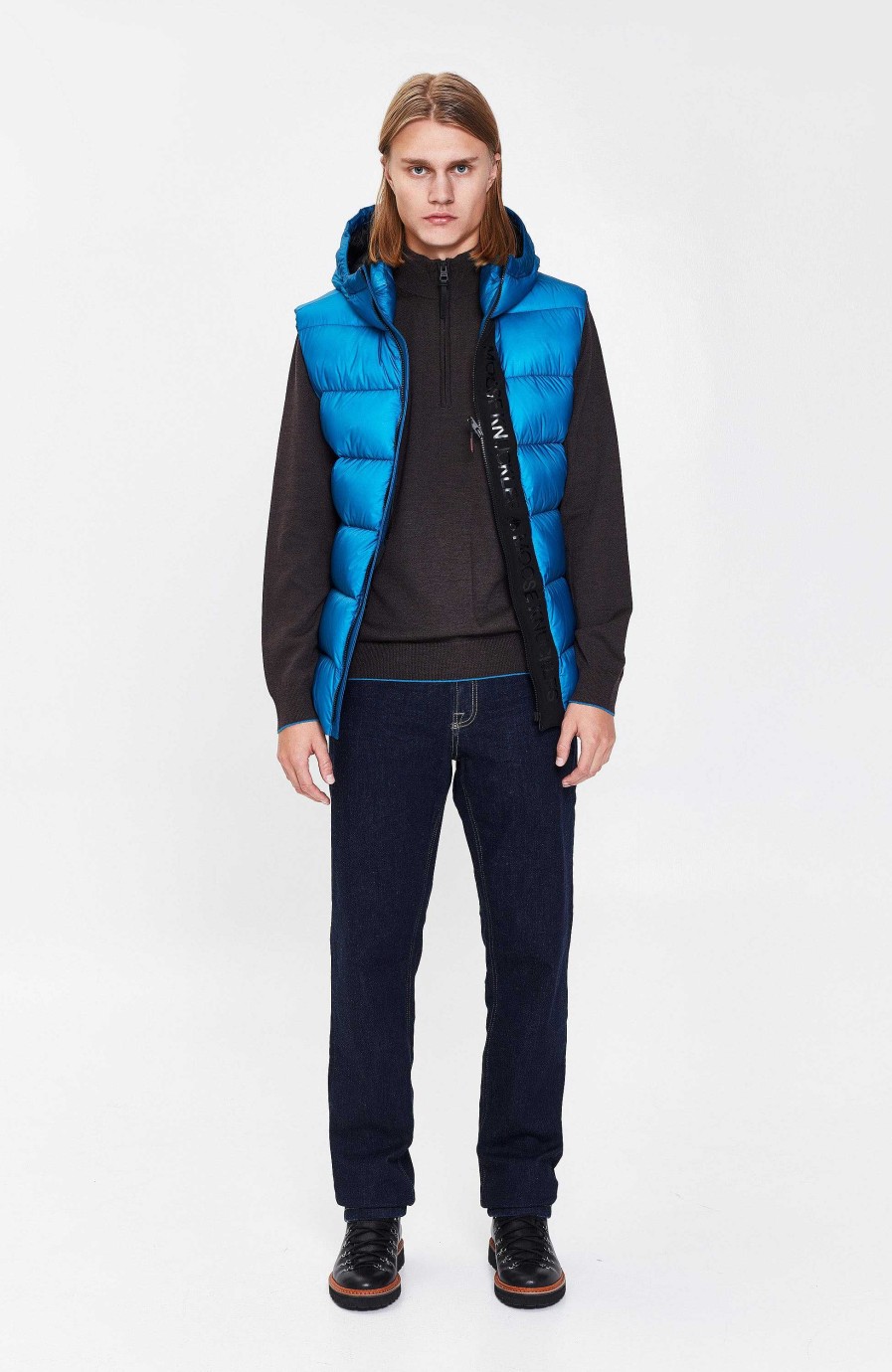 Men MOOSE KNUCKLES | Hooded Down Vest Orwell