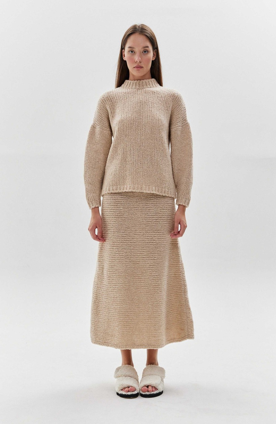 Women ERIKA CAVALLINI | Roundneck Boucle Sweater