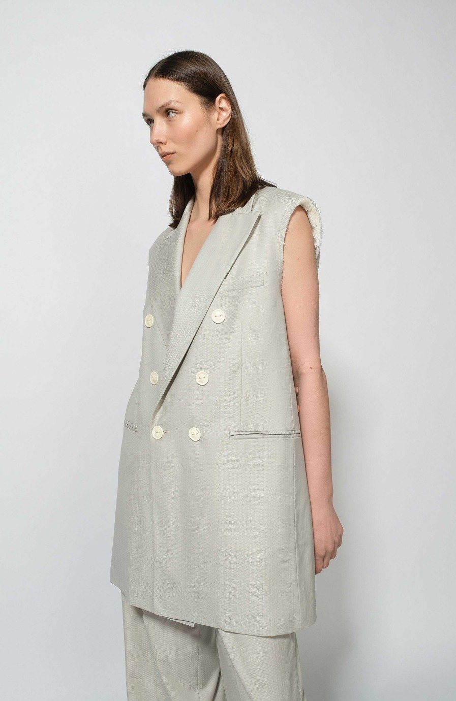 Women ERIKA CAVALLINI | Double-Sided Long Waistcoat