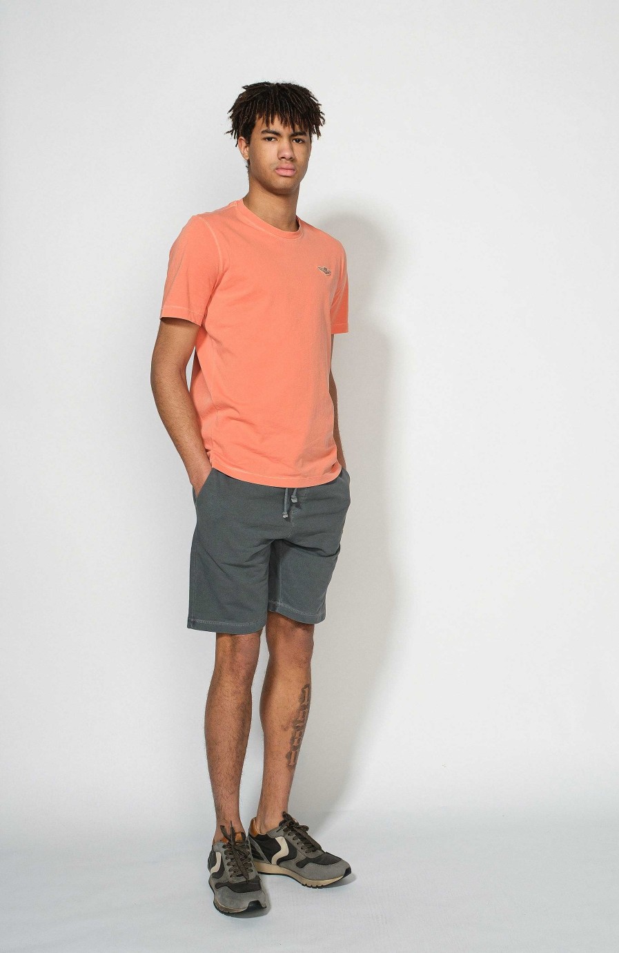 Men AERONAUTICA MILITARE | Drawstring Jercey Shorts