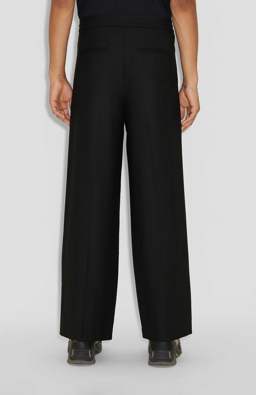 Men HOLZWEILER | Wide-Leg Wool Trousers Lan