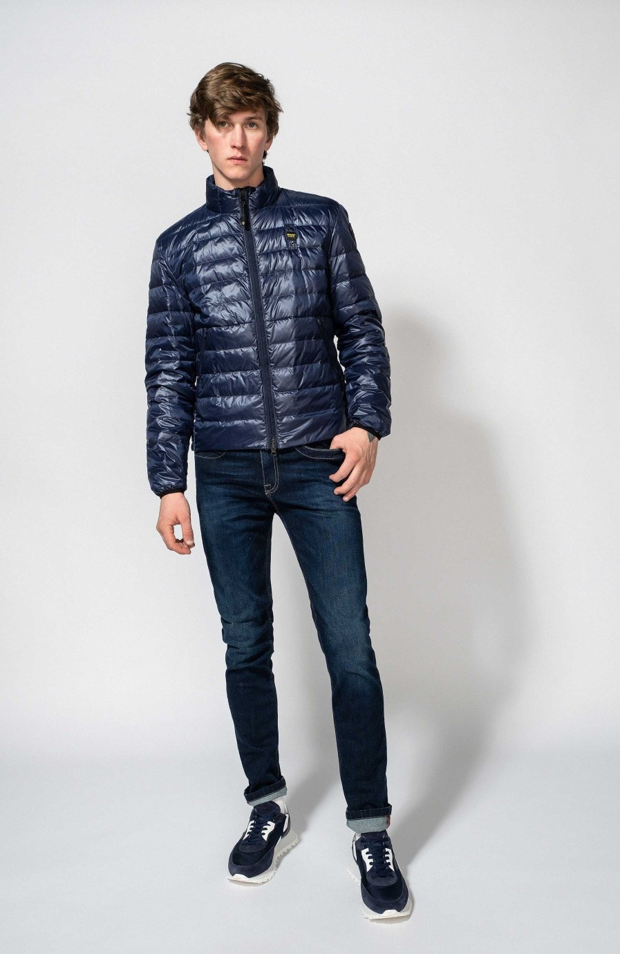 Men BLAUER | Feather Padded Jacket Bob