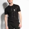 Men DIRK BIKKEMBERGS | Flock Logo-Pattern T-Shirt