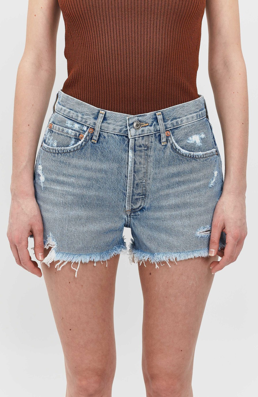 Women AGOLDE | Denim Shorts Parker