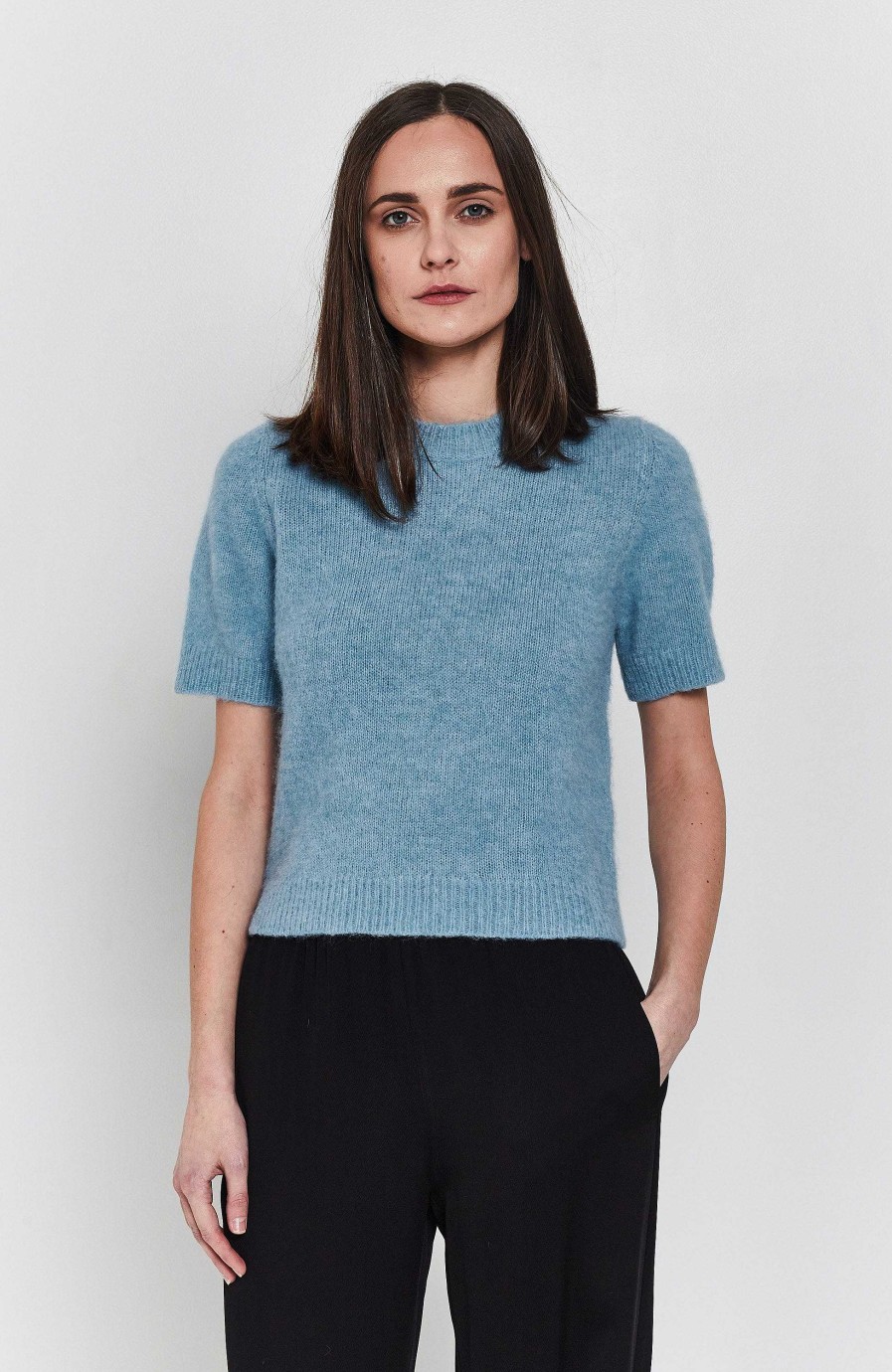 Women HOUSE OF DAGMAR | Brushed Alpaca Top