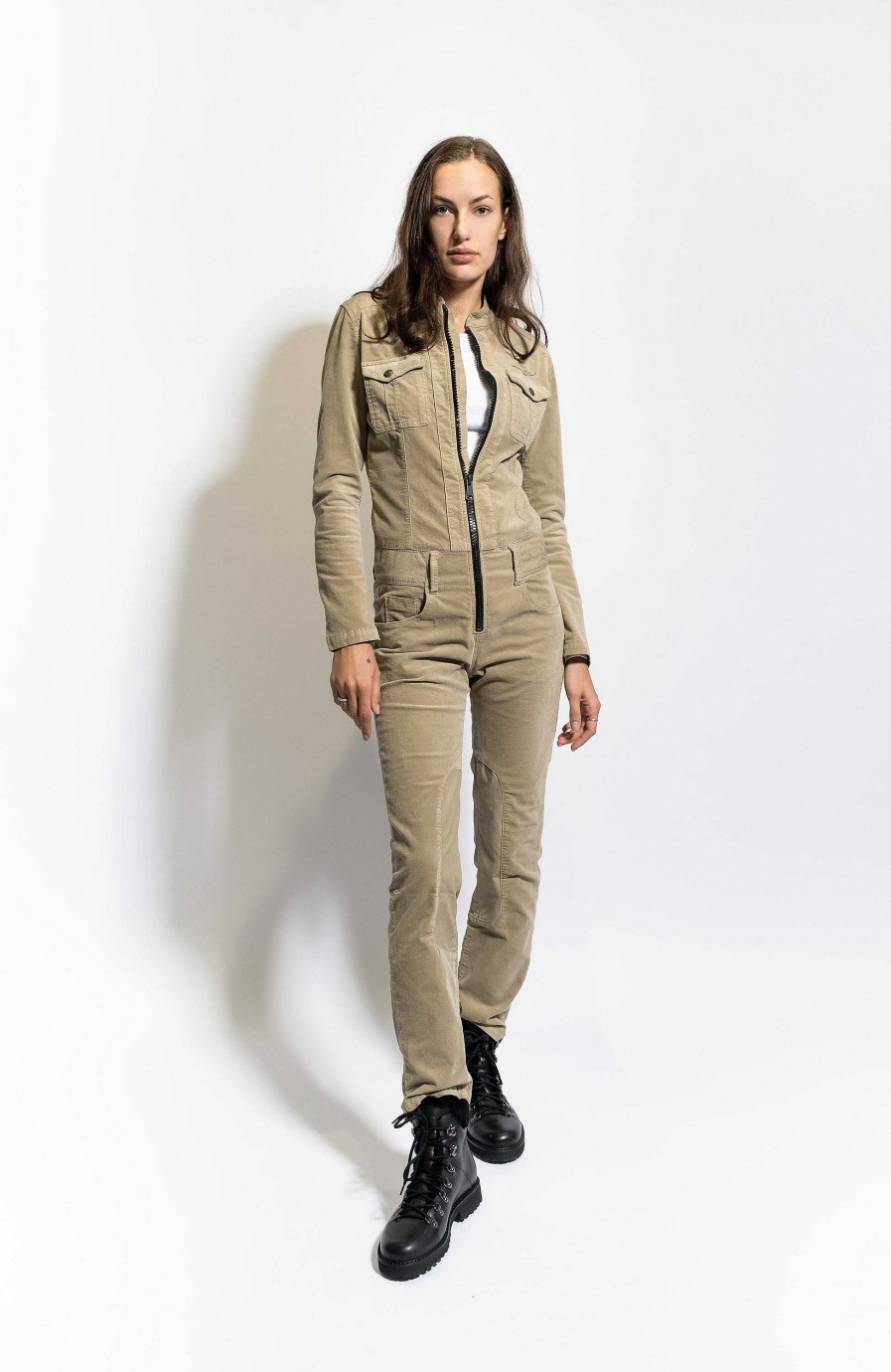 Women AERONAUTICA MILITARE | Velvet Jumpsuit