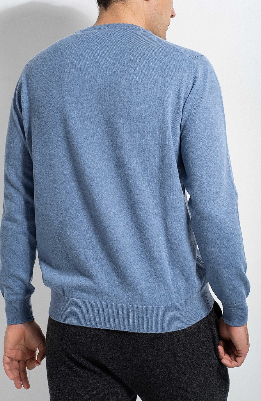 Men JOHNSTONS OF ELGIN | Roundneck Cashmere Sweater