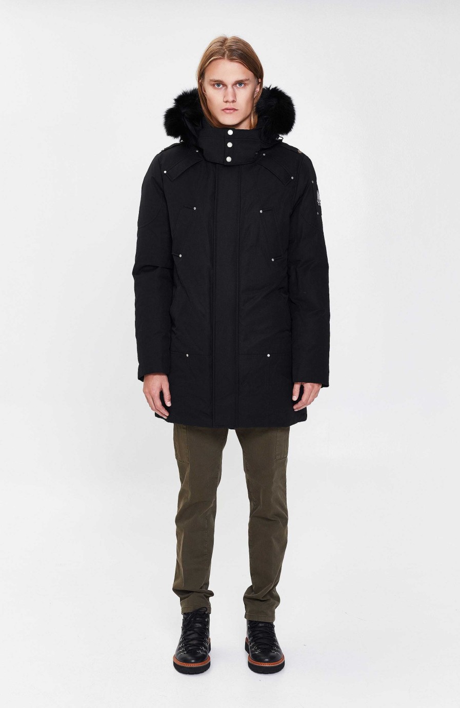 Men MOOSE KNUCKLES | Hooded Down Parka Firebag