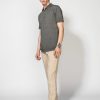 Men 120% LINO | Short Sleeve Linen Polo Shirt