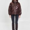 Women DUNO | Oversize Leatherette Down Jacket Peggie