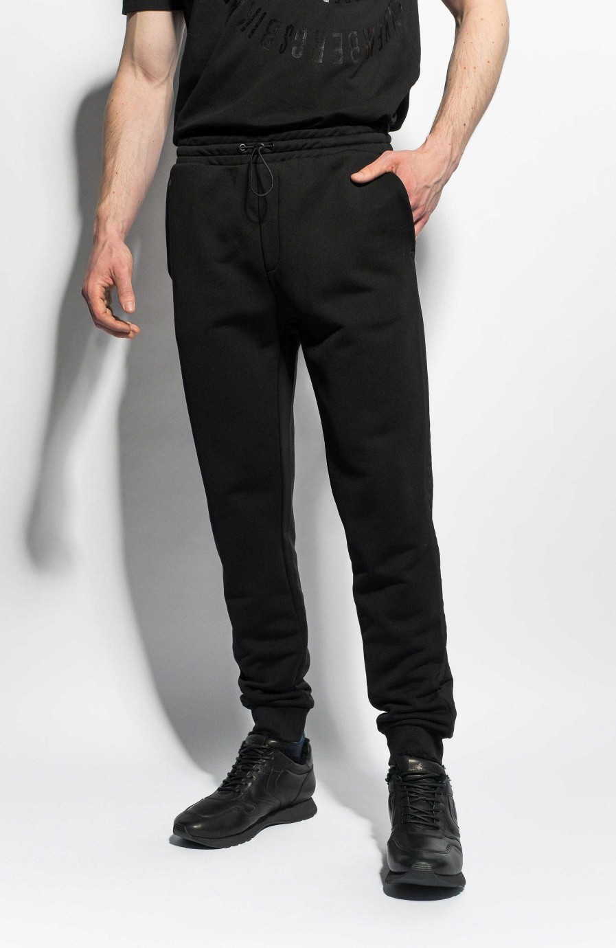 Men DIRK BIKKEMBERGS | Drawstring Fleece Joggers