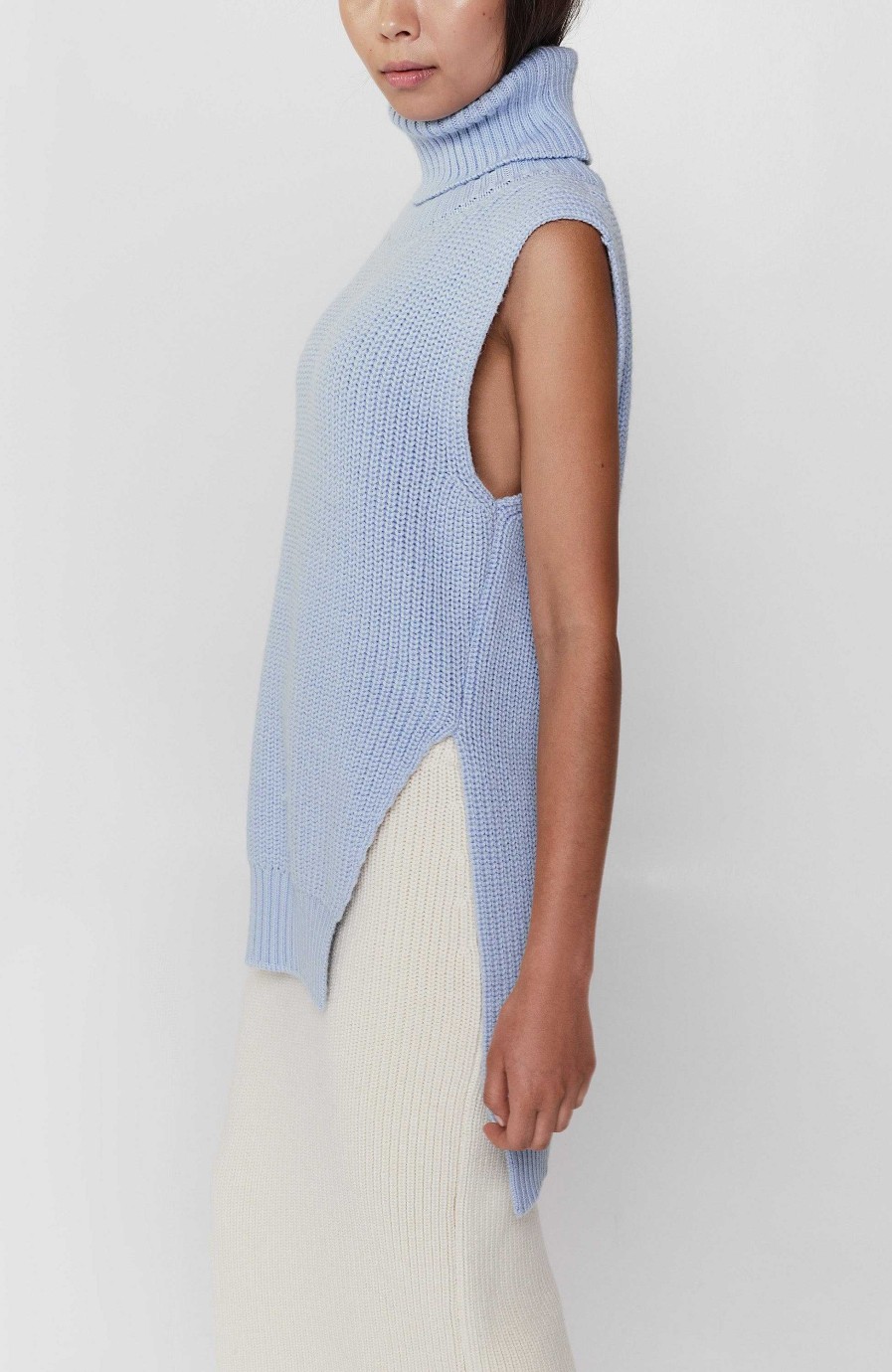 Women ERIKA CAVALLINI | Rollneck Knitted Vest