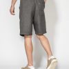 Men 120% LINO | Drawstring-Fastened Linen Bermuda Shorts