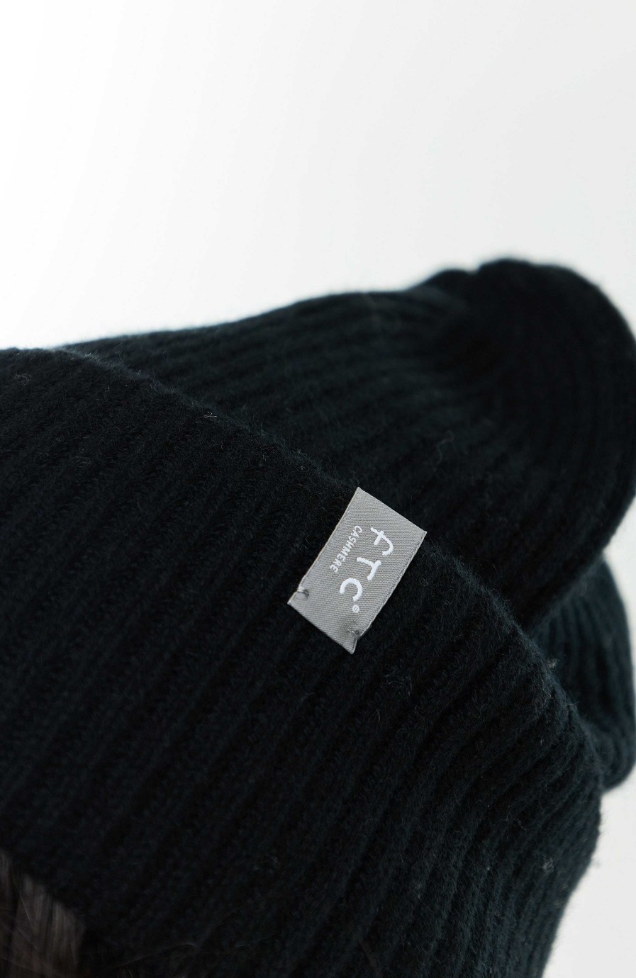 Women FTC CASHMERE | Turn-Up Knitted Beanie