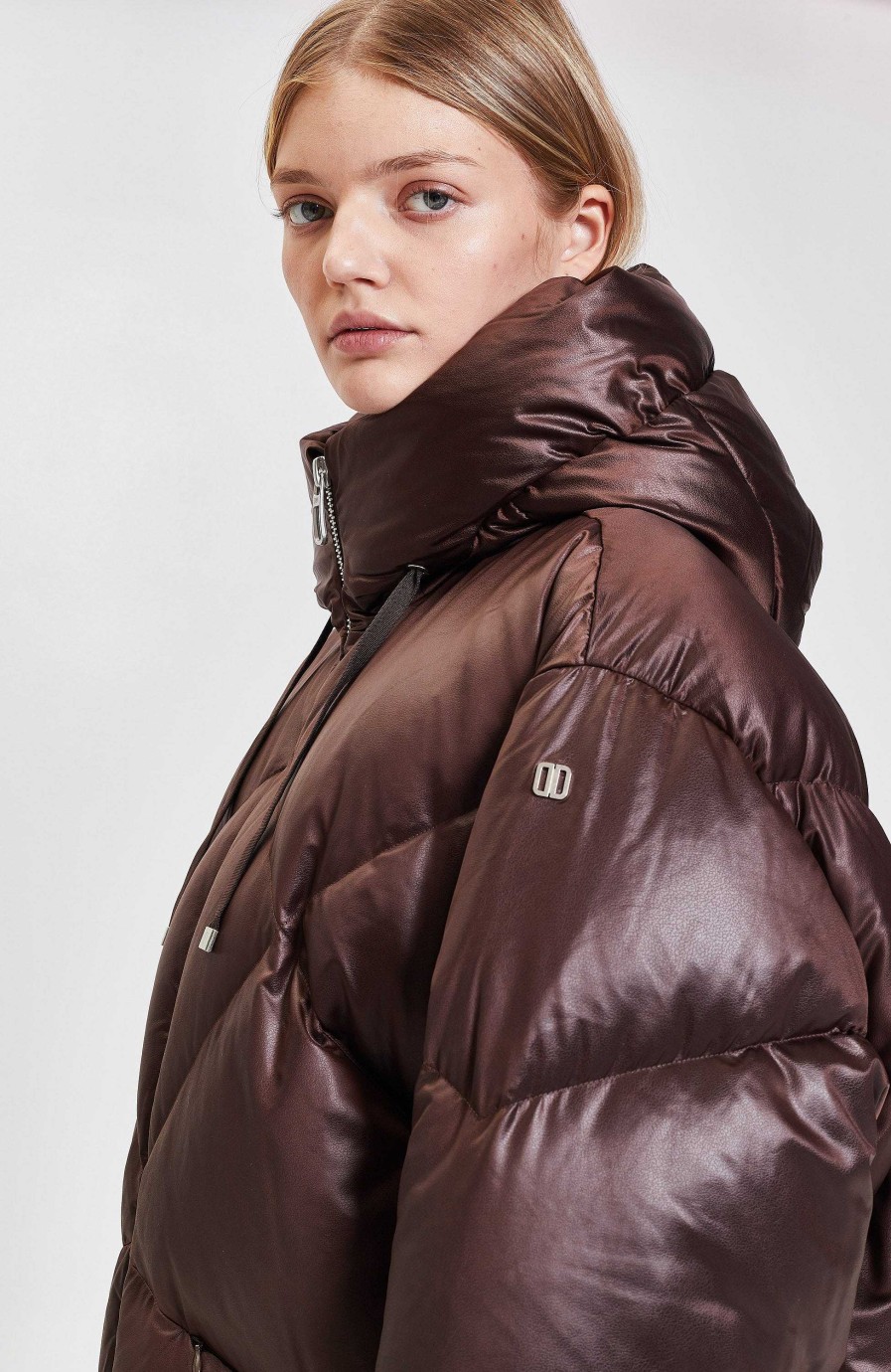 Women DUNO | Oversize Leatherette Down Jacket Peggie