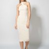 Women ERIKA CAVALLINI | Cross-Neck Ribbed Dress