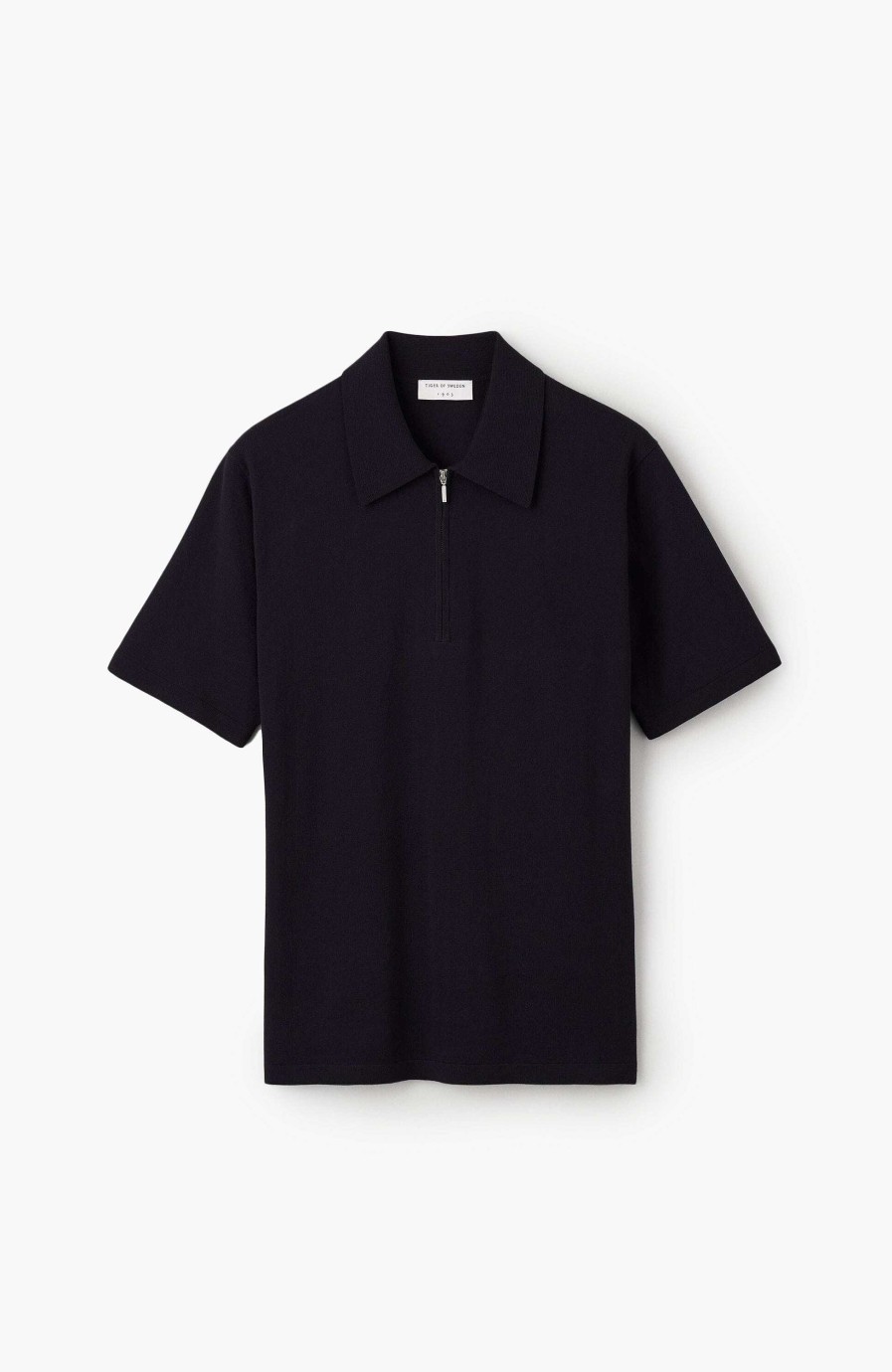 Men TIGER OF SWEDEN | Half-Zip Polo Shirt Orbit Ss