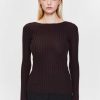 Women HOUSE OF DAGMAR | Fine Knit Ribbed Top Winslet