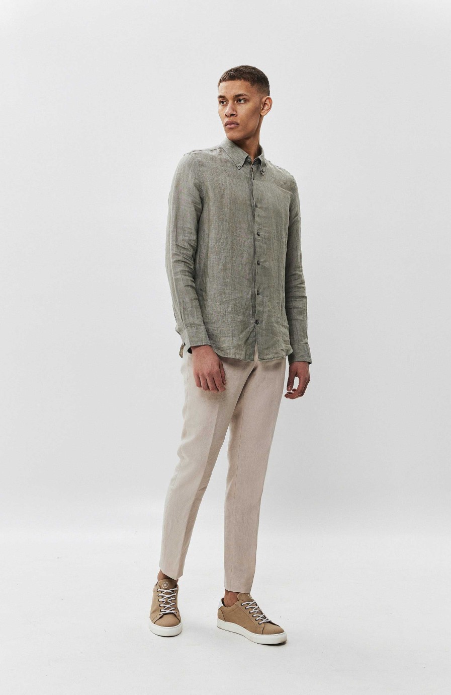 Men TIGER OF SWEDEN | Relaxed-Fit Linen Shirt Sankt