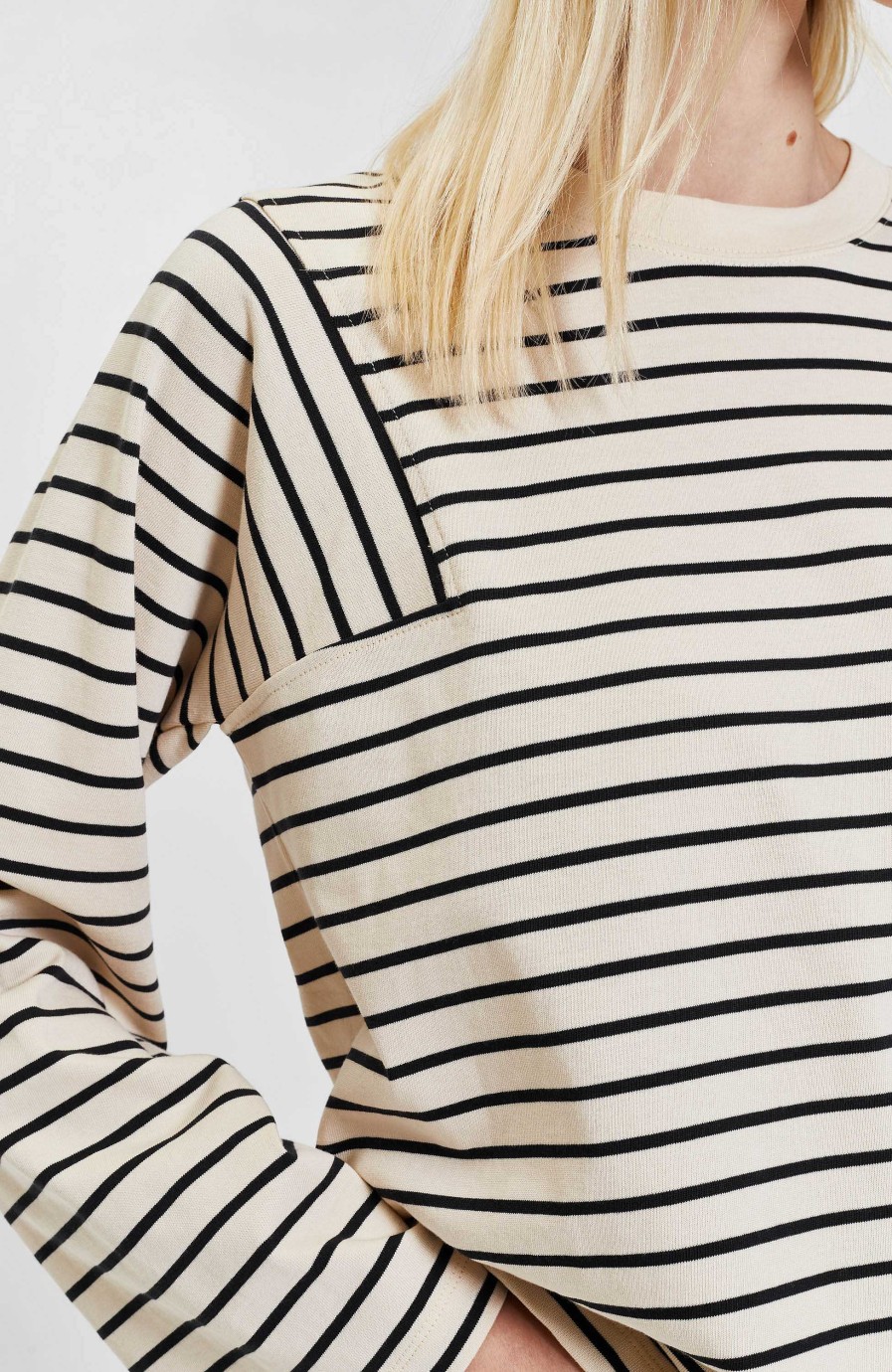 Women HOUSE OF DAGMAR | Striped Long-Sleeve Top Elly