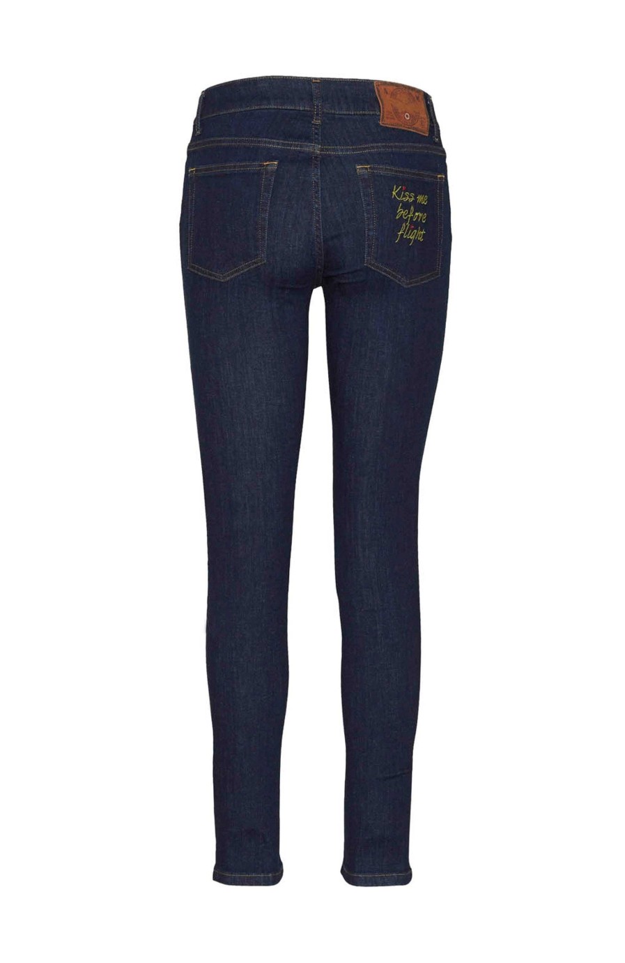 Women AERONAUTICA MILITARE | Pocket-Embroidered Skinny Jeans