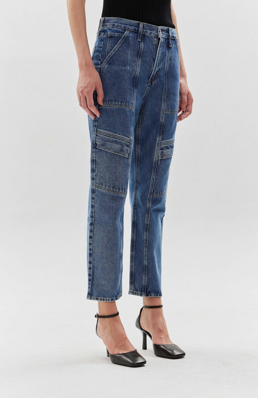 Women AGOLDE | Straight-Leg Cargo Jeans Cooper