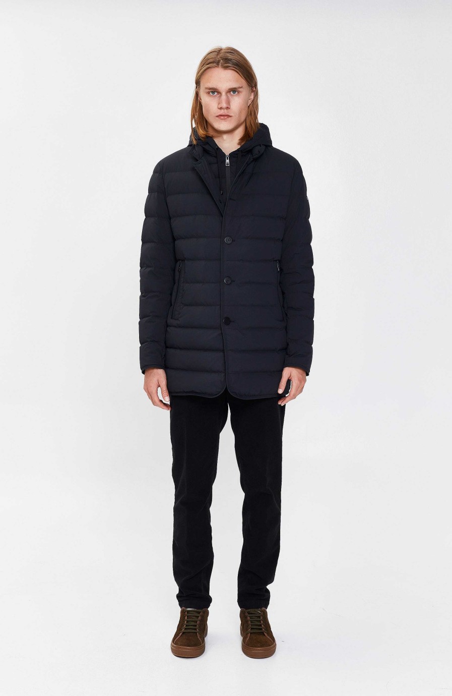 Men DUNO | Detachable Hood Down Jacket Loft Hoody